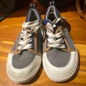 TWO PAIRS! Boys size 11 shoes by Cat & Jack/Oshkosh excellent preloved condition